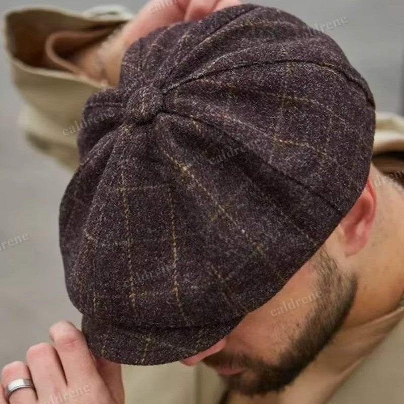 Men's 8-Panel Newsboy Flat Cap for Timeless Style – view 3