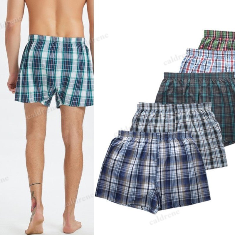 Men's Cotton Plaid Boxers for Comfort and Style – view 4