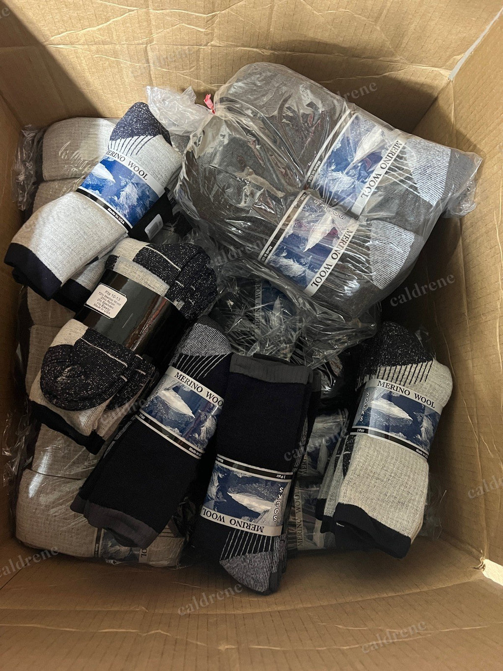 Men's Merino Wool Thick Warm Hiking Socks, 3 Pairs – view 5