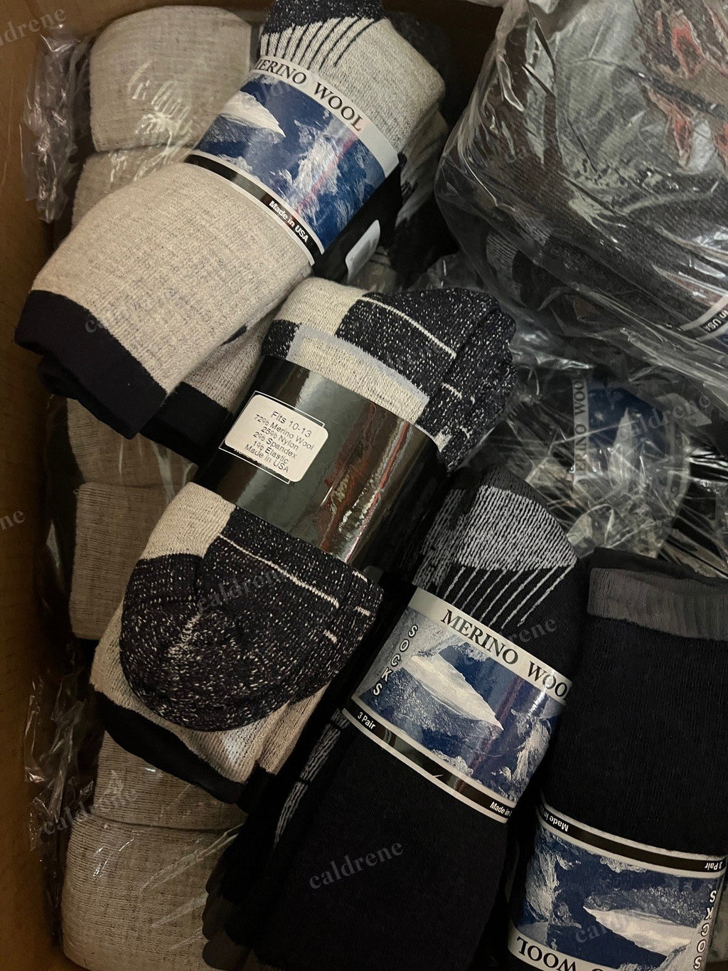 Men's Merino Wool Thick Warm Hiking Socks, 3 Pairs – view 9