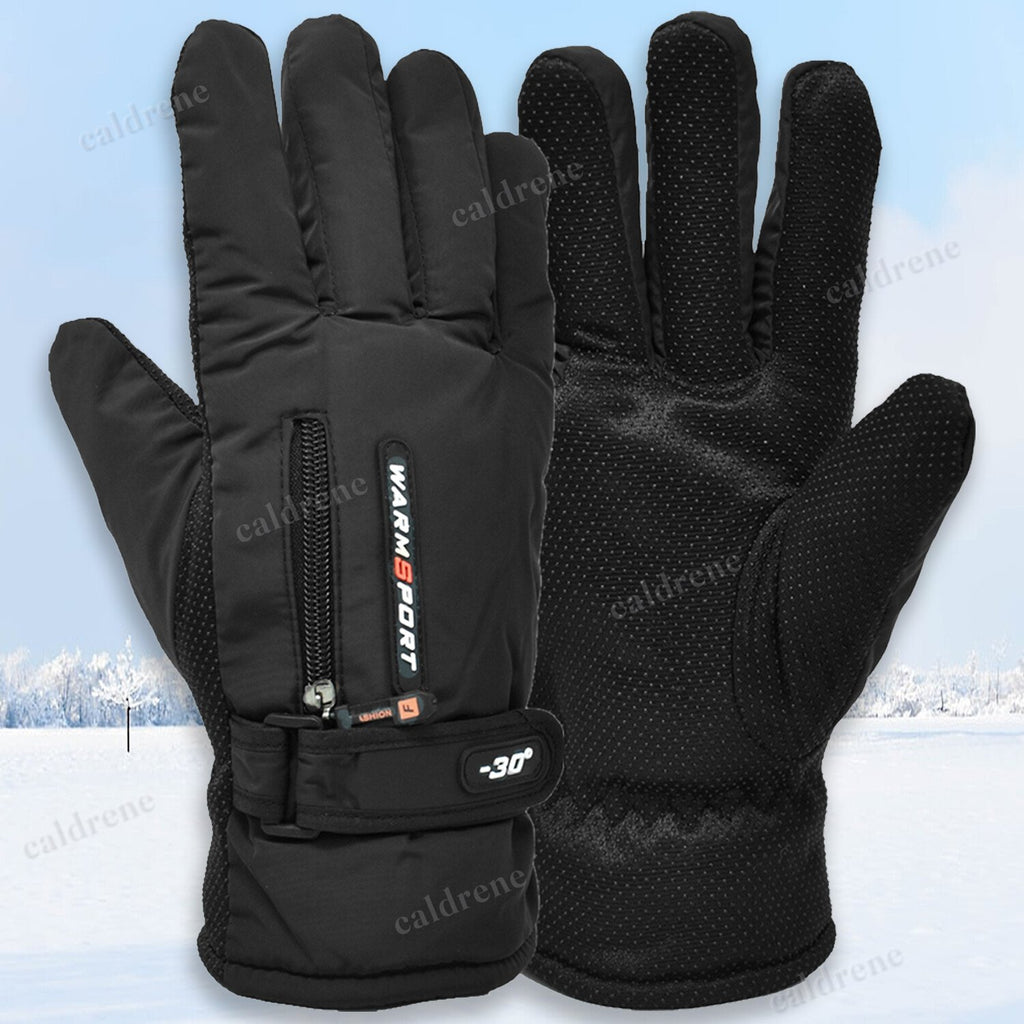 Men's Waterproof Fleece Thermal Ski and Snowboard Gloves – view 2