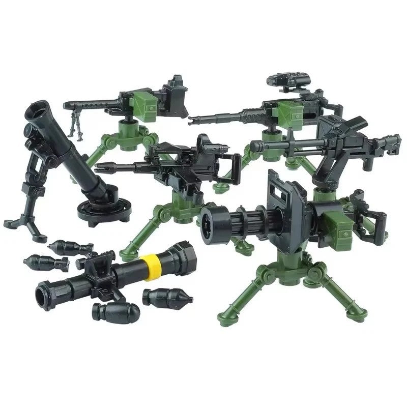 Military Special Operations Army Building Blocks Figures Vehicle Set Kit – Trans-purple
