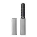 Mini Bangs Straightener Brush for Frizz-Free Hair Styling – White