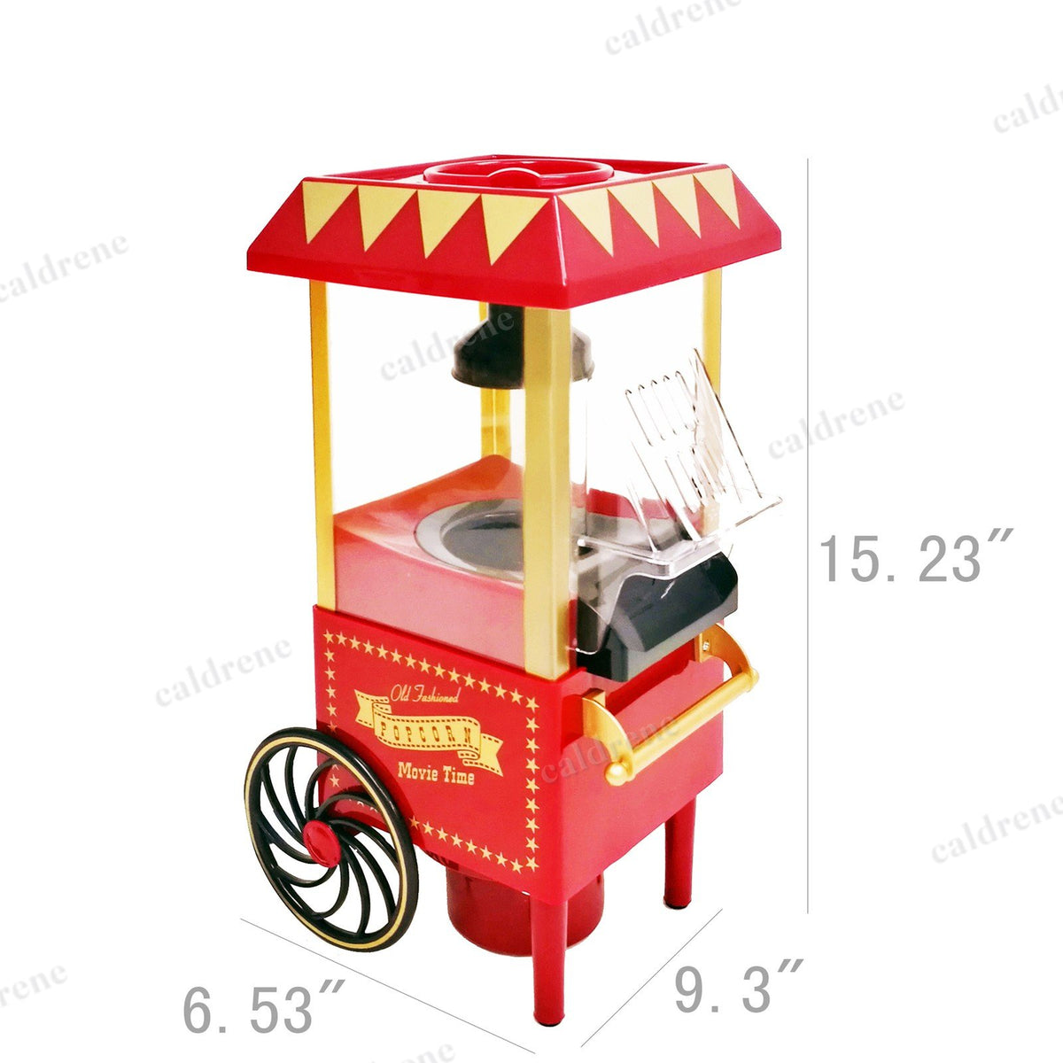 Mini Carriage Tabletop Popcorn Maker – view 3