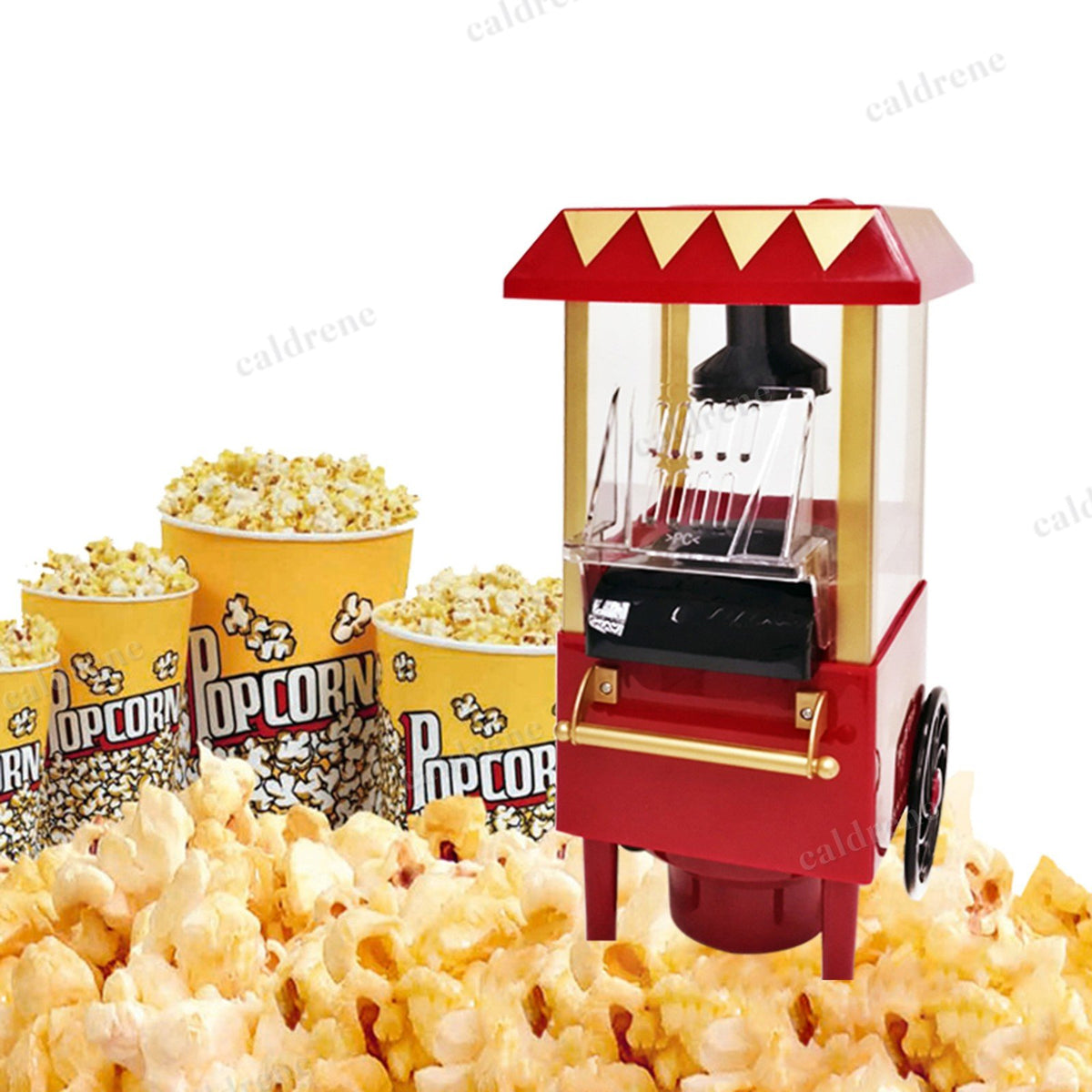 Mini Carriage Tabletop Popcorn Maker – view 5