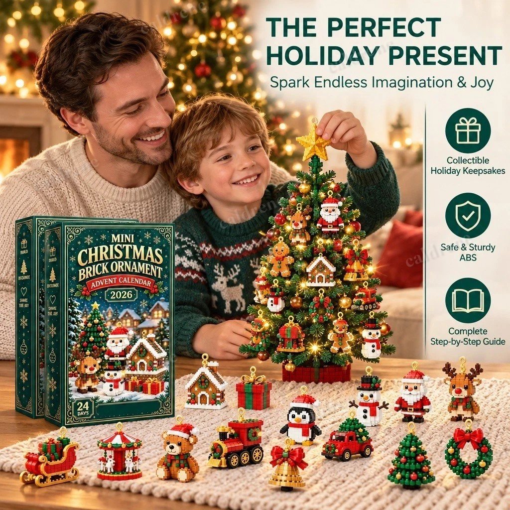 Mini Christmas Ornament Building Brick Advent Calendar 2026 – view 5