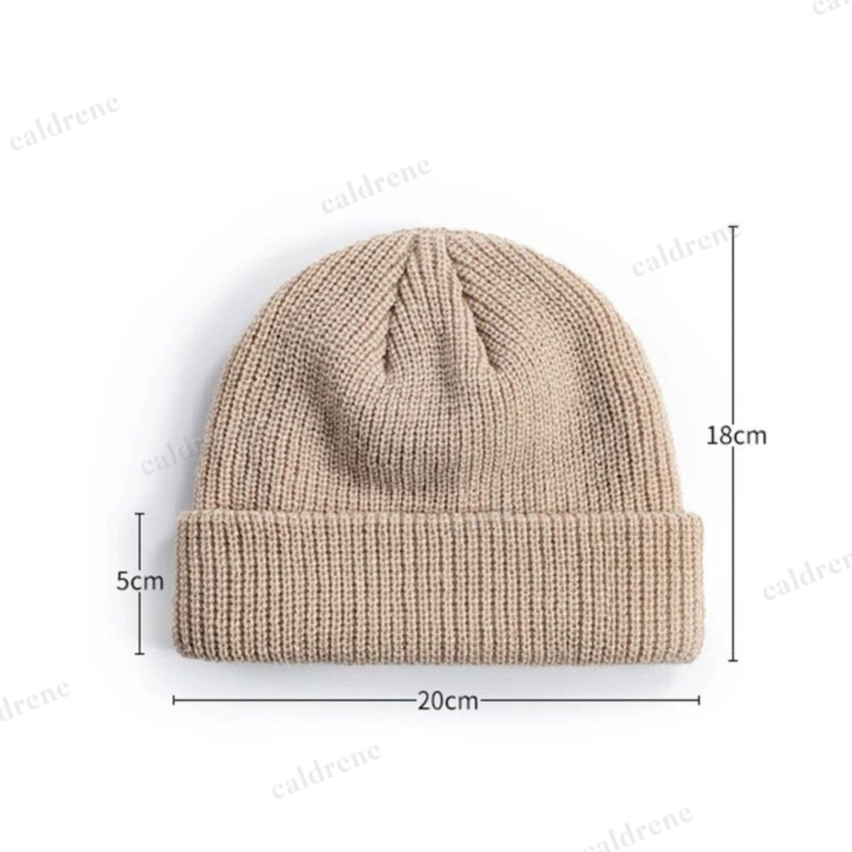 Mini Fisherman Beanie for Men and Women - Soft Knitted Docker Cap – view 4