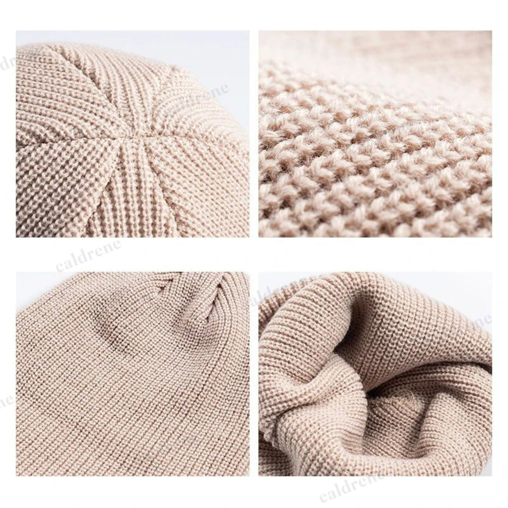 Mini Fisherman Beanie for Men and Women - Soft Knitted Docker Cap – view 5