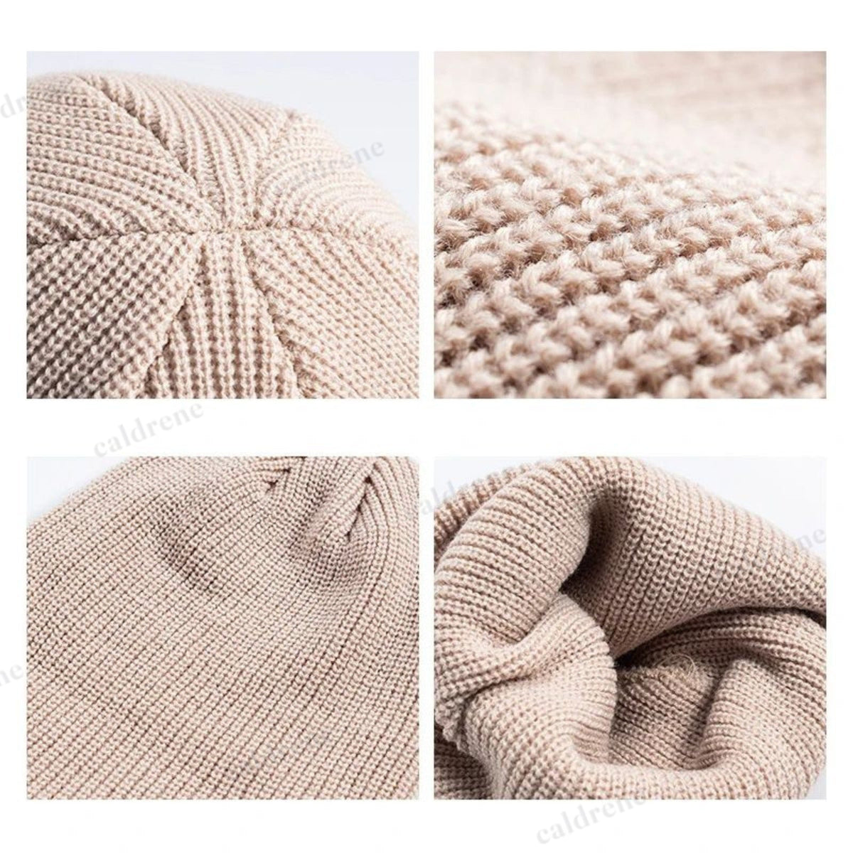 Mini Fisherman Beanie for Men and Women - Soft Knitted Docker Cap – view 5