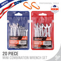 Mini Ignition Wrench Set, Metric and SAE, 22 Piece