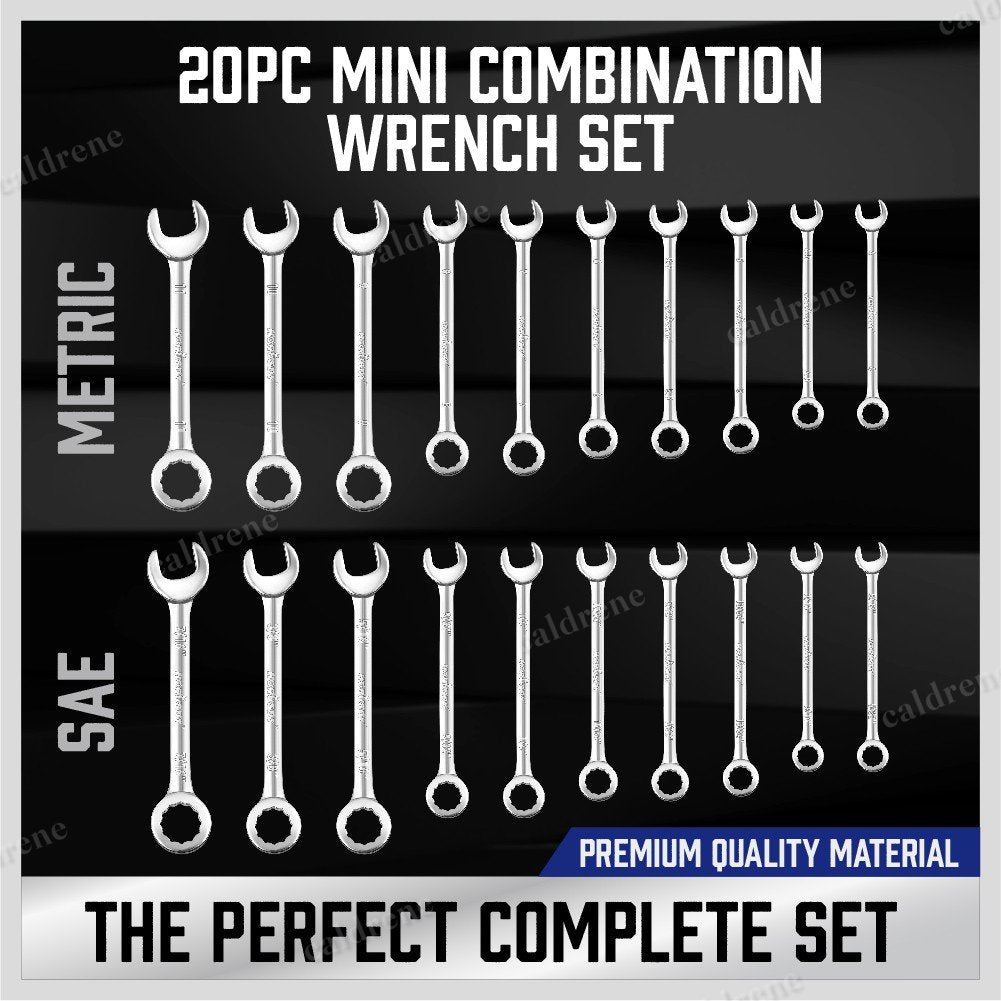 Mini Ignition Wrench Set, Metric and SAE, 22 Piece – view 2