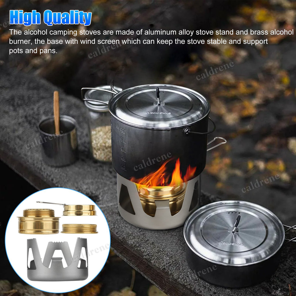 Mini Portable Alcohol Stove Burner for Backpacking – view 2