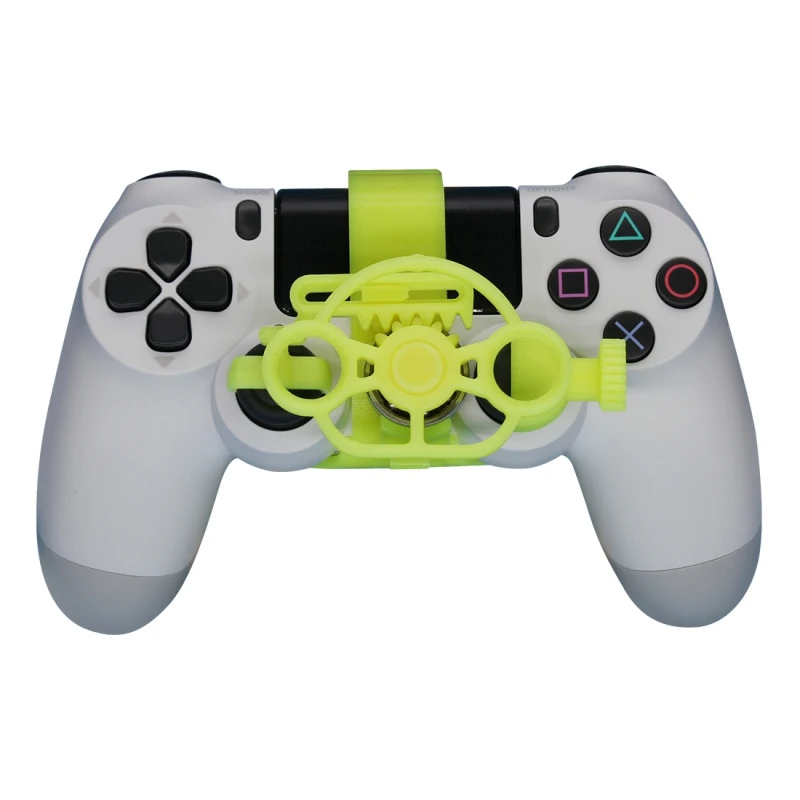 Mini Steering Wheel Game Controller Attachment – Yellow