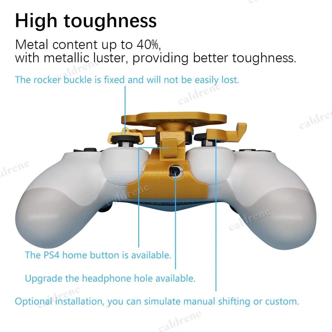 Mini Steering Wheel Game Controller Attachment – view 4