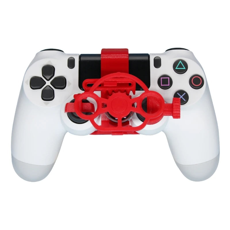 Mini Steering Wheel Game Controller Attachment – Red
