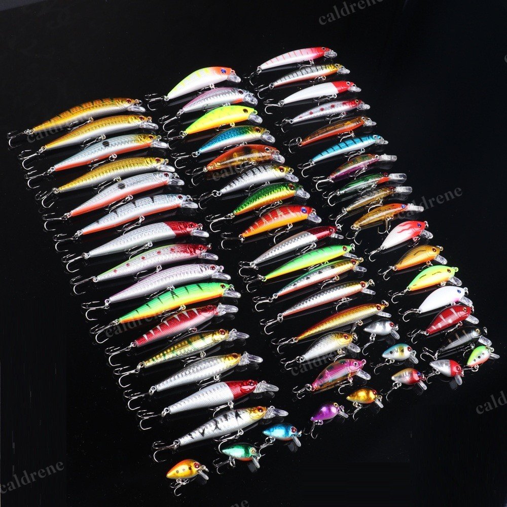 Minnow Fishing Lure Kit, 56 Pieces – view 2