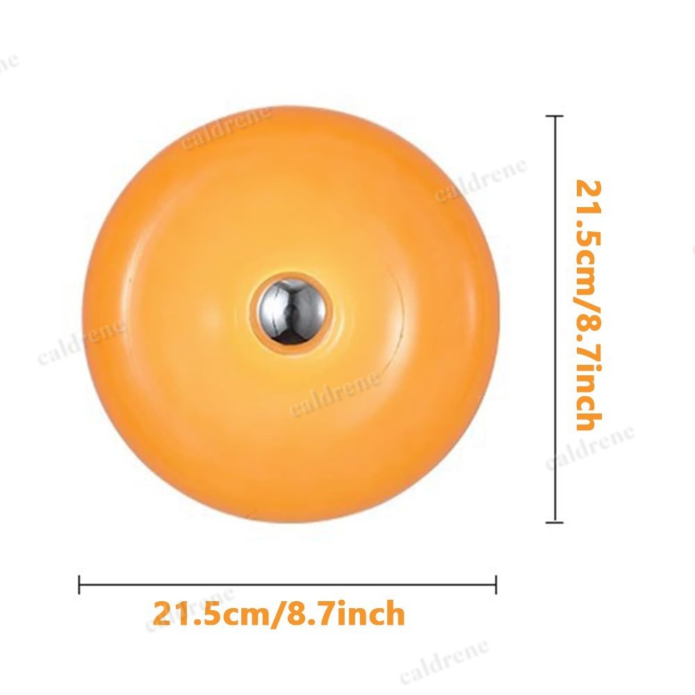Modern Donut LED Table Lamp, Orange – view 4