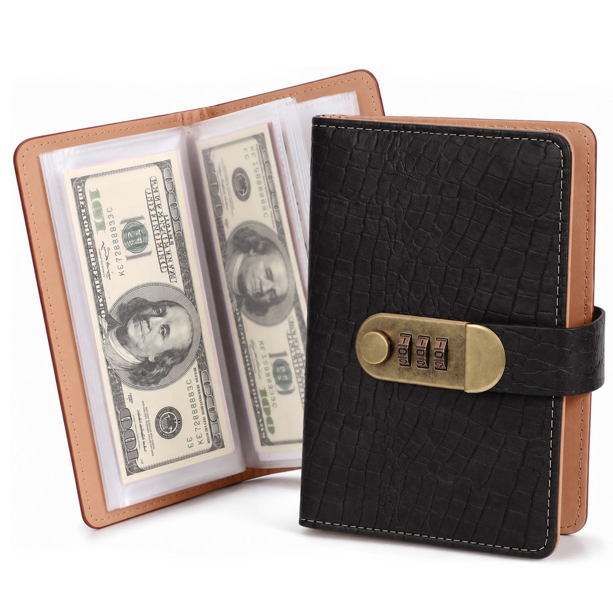 Money Saving Challenge Book with Lock