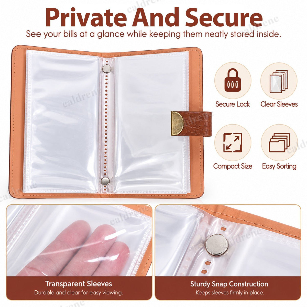 Money Saving Challenge Book with Lock – view 10