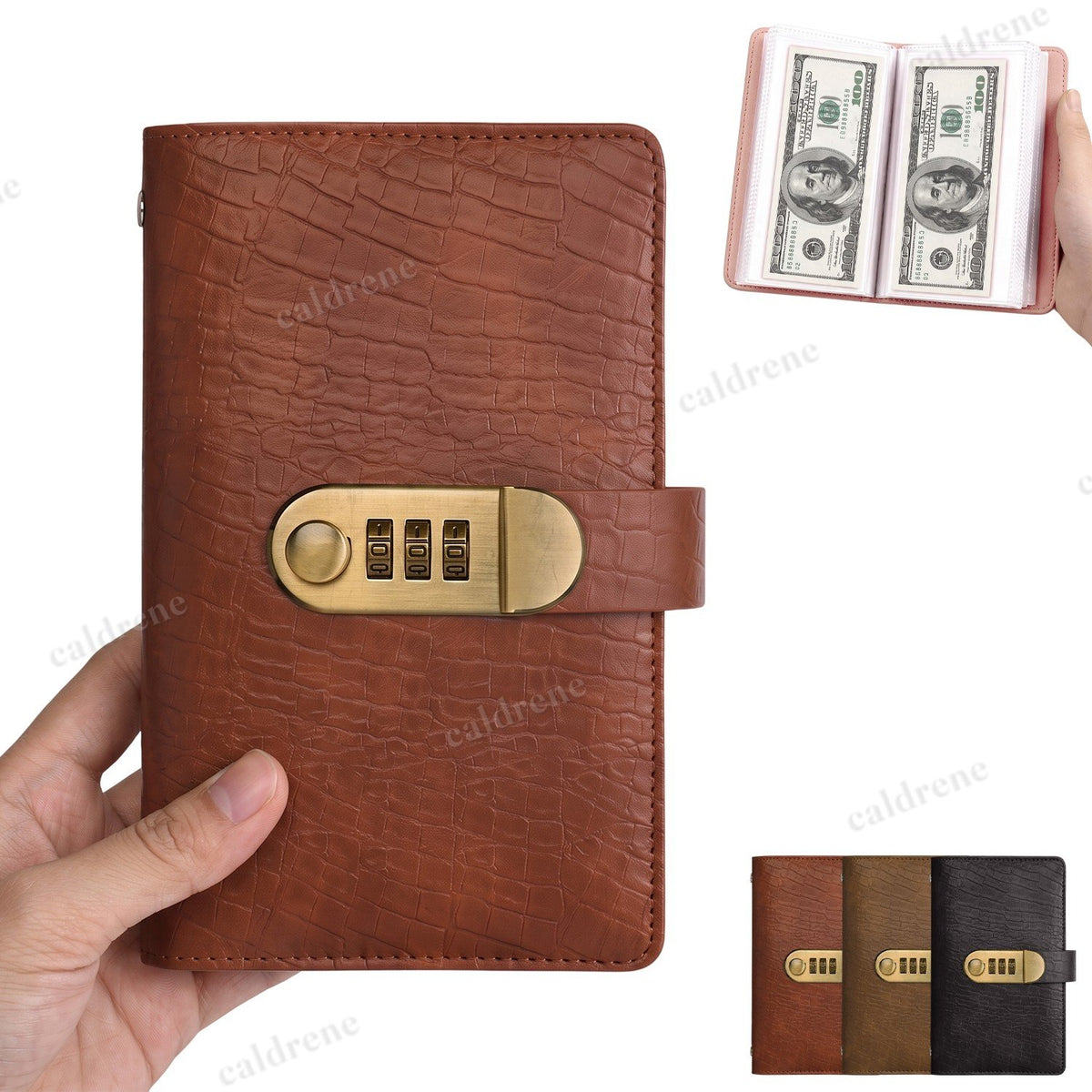 Money Saving Challenge Book with Lock – view 2