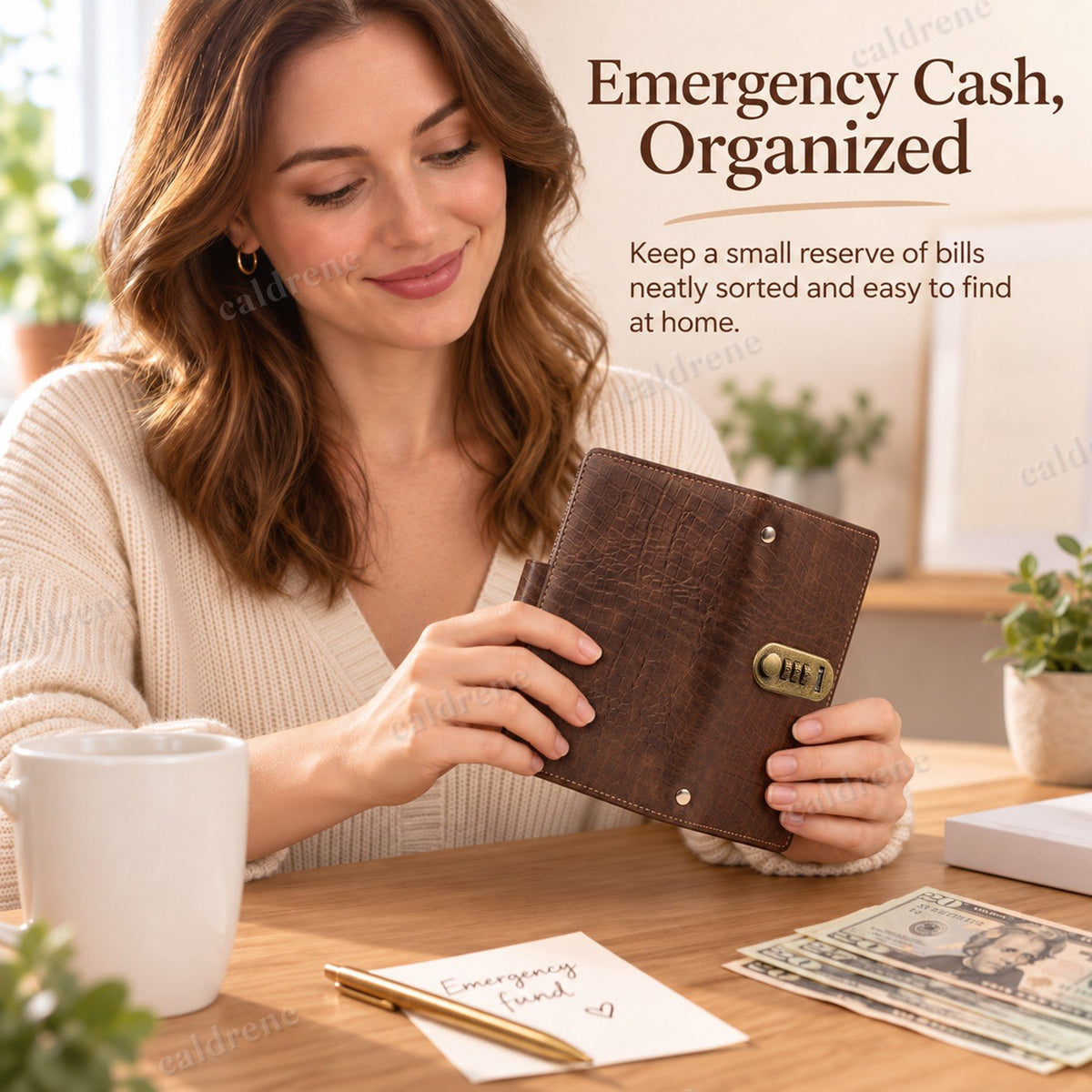 Money Saving Challenge Book with Lock – view 5