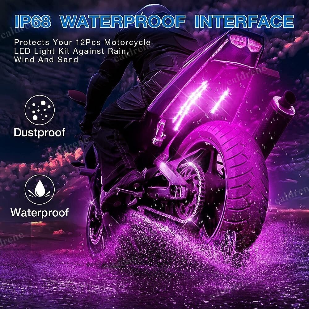 Motorcycle RGB LED Underglow Kit with App Control – view 10