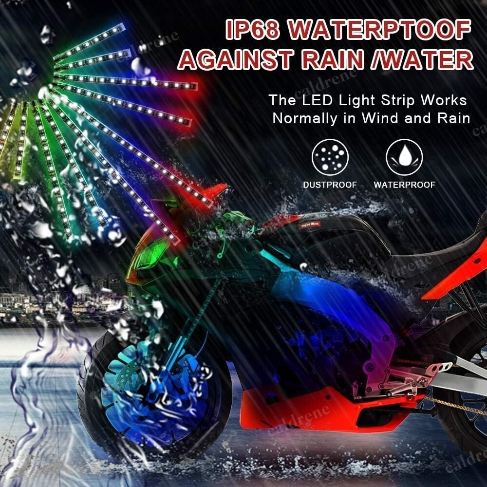 Motorcycle RGB LED Underglow Kit with App Control – view 2