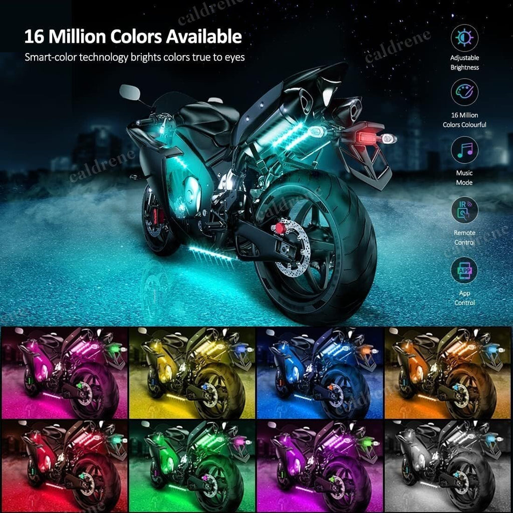 Motorcycle RGB LED Underglow Kit with App Control – view 3