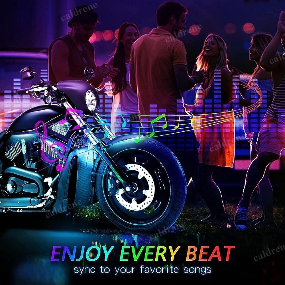 Motorcycle RGB LED Underglow Kit with App Control – view 9