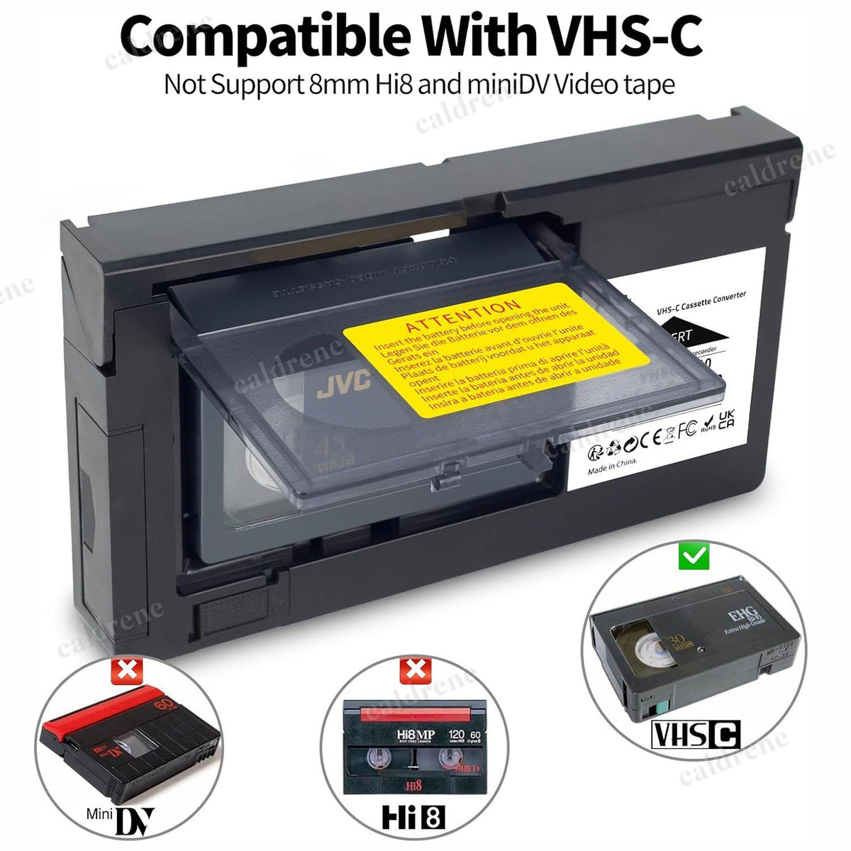 Motorized VHS-C Cassette Adapter – view 3