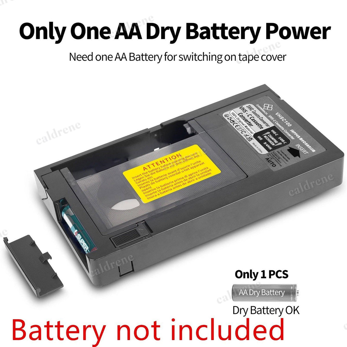 Motorized VHS-C Cassette Adapter – view 5