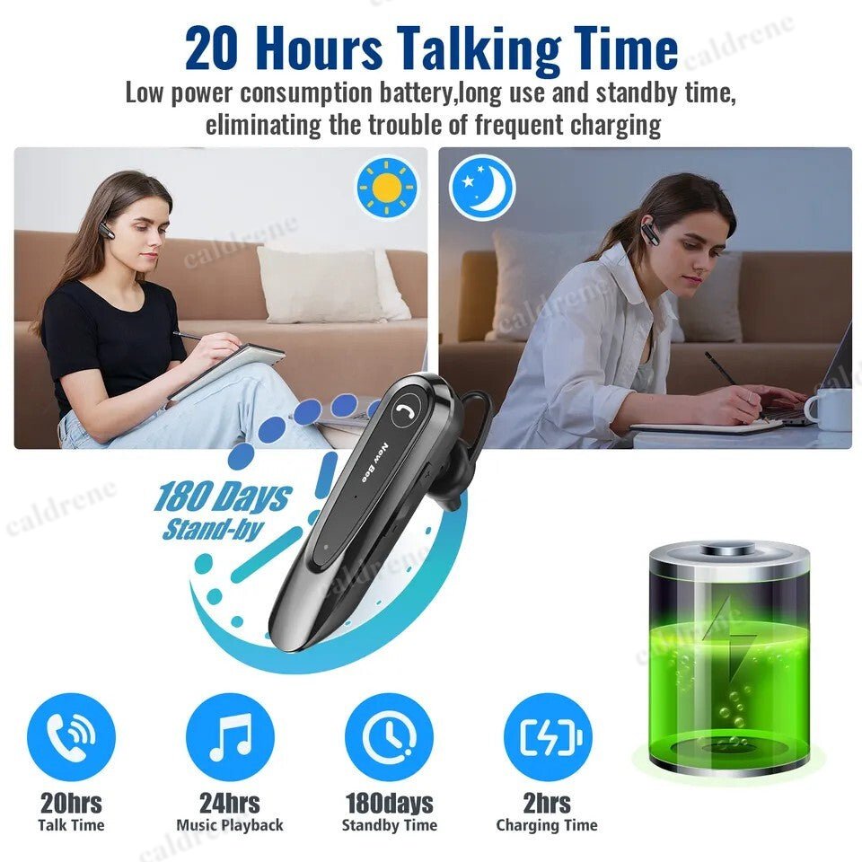 New Bee B45 Mini Bluetooth Headset with Long Battery Life – view 3
