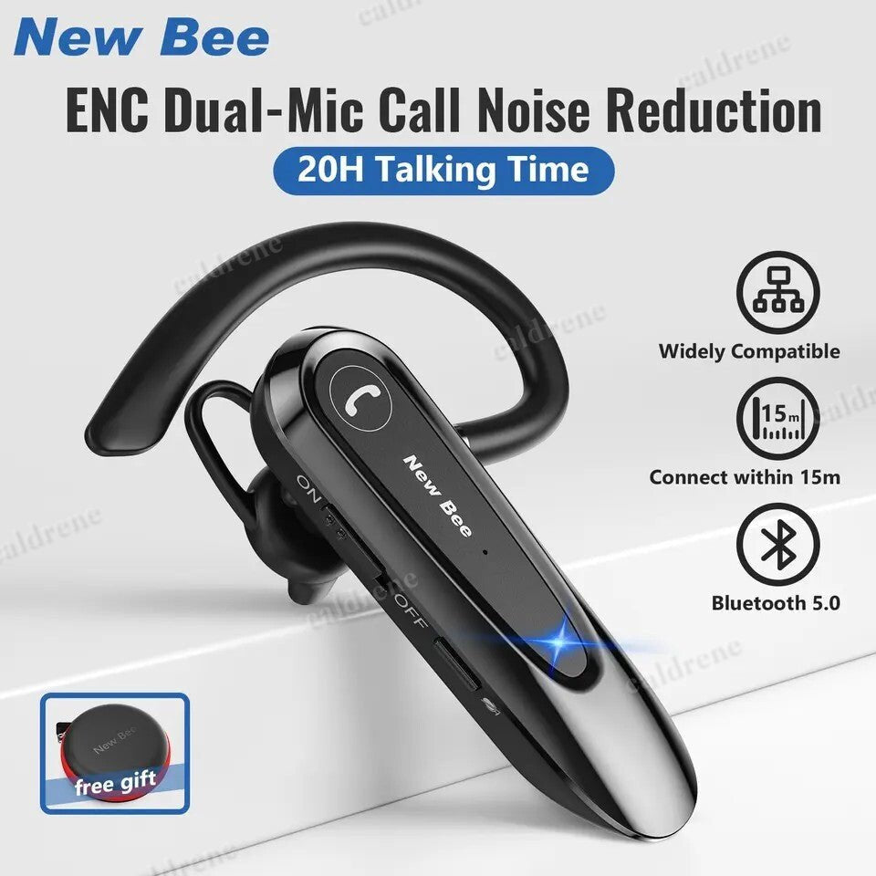 New Bee B45 Mini Bluetooth Headset with Long Battery Life – view 5