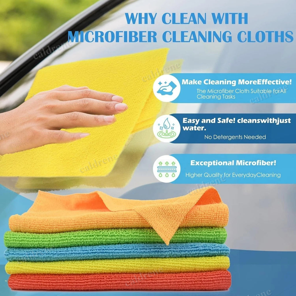 No-Scratch Microfiber Car Detailing Cleaning Cloths, 50 Pack – view 8