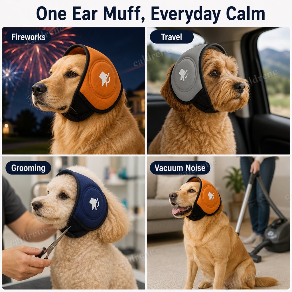 Noise-Reducing Padded Dog Ear Muffs – view 6