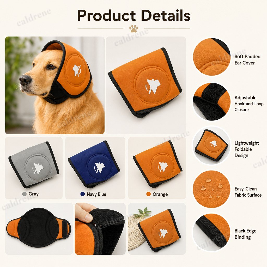 Noise-Reducing Padded Dog Ear Muffs – view 8
