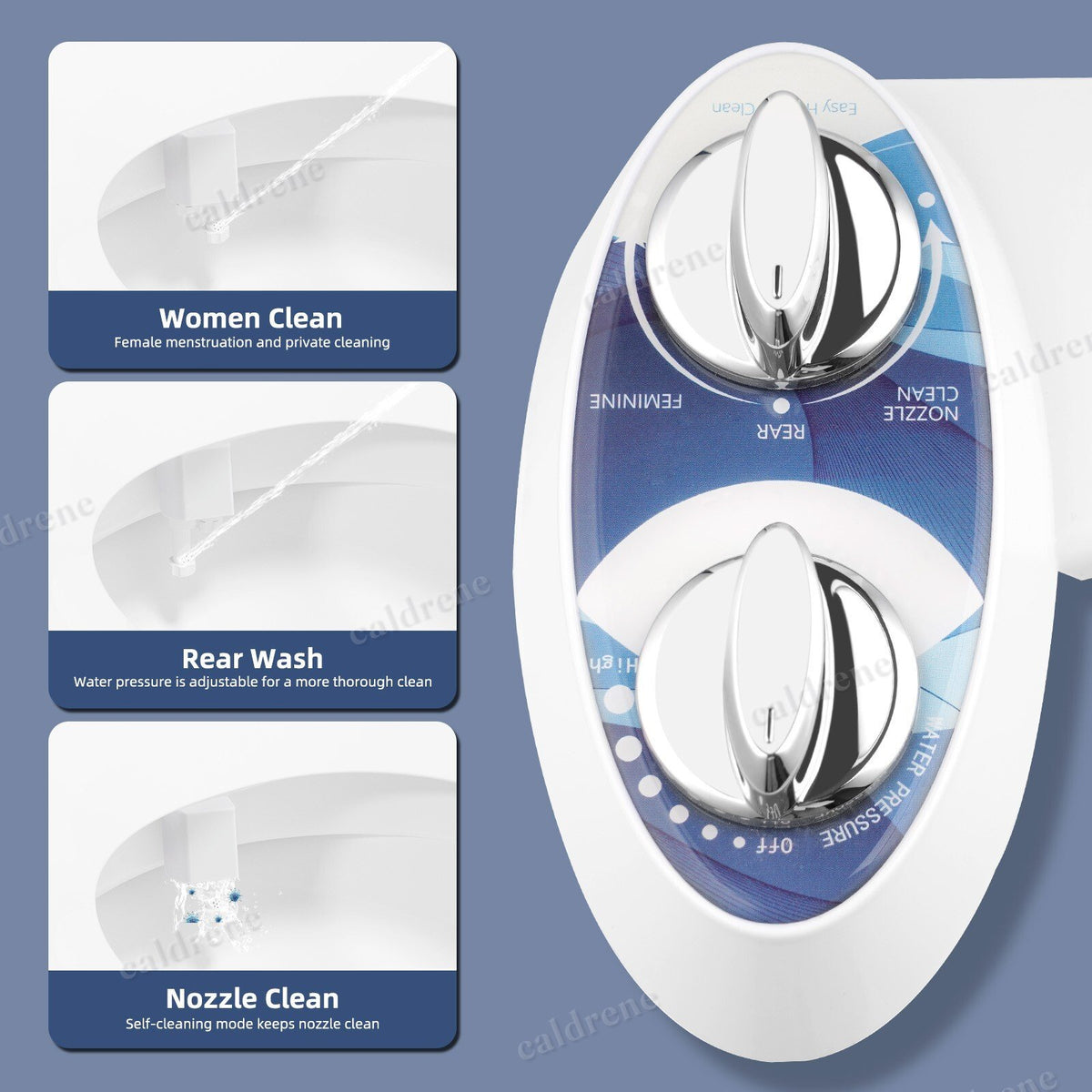 Non-Electric Bidet Attachment with Pressure Control – view 2