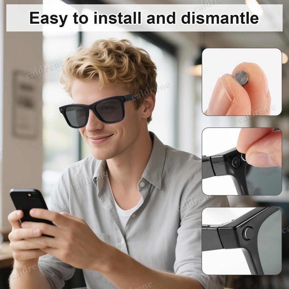 Non-Slip LED Light Blocking Stickers for Ray Ban Meta Wayfarer/Skyler/Headline – view 5