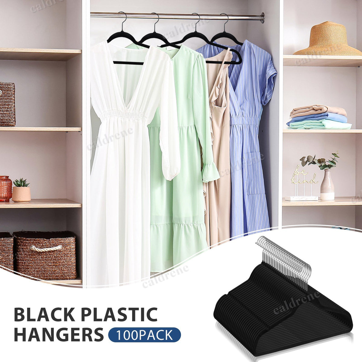 Non-Slip Velvet Hangers, 100 Pack – view 8