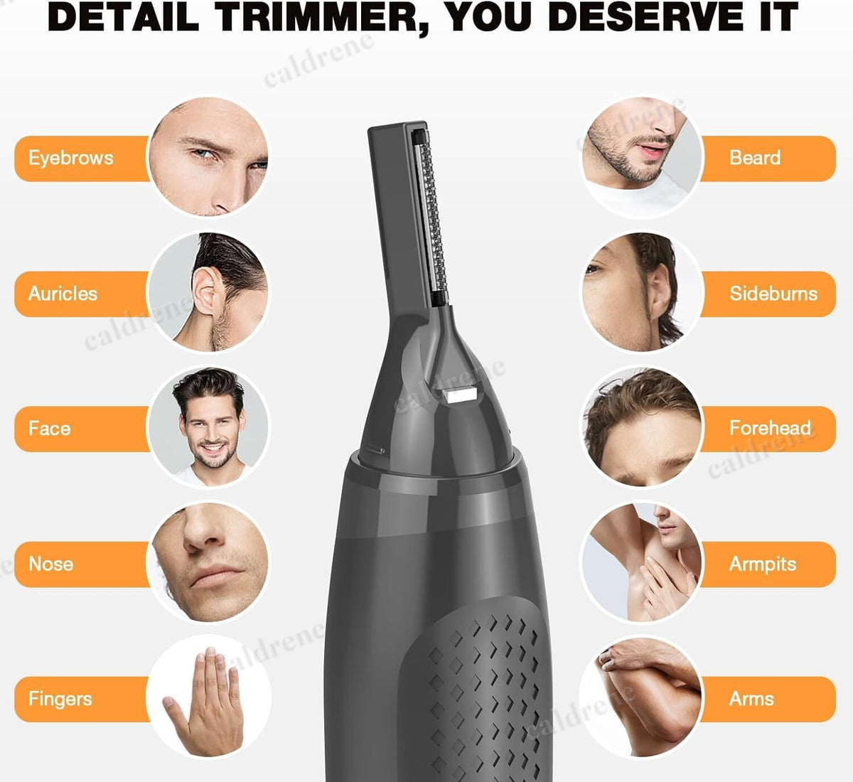 Nose, Ear, Eyebrow and Face Hair Trimmer for Men – view 2