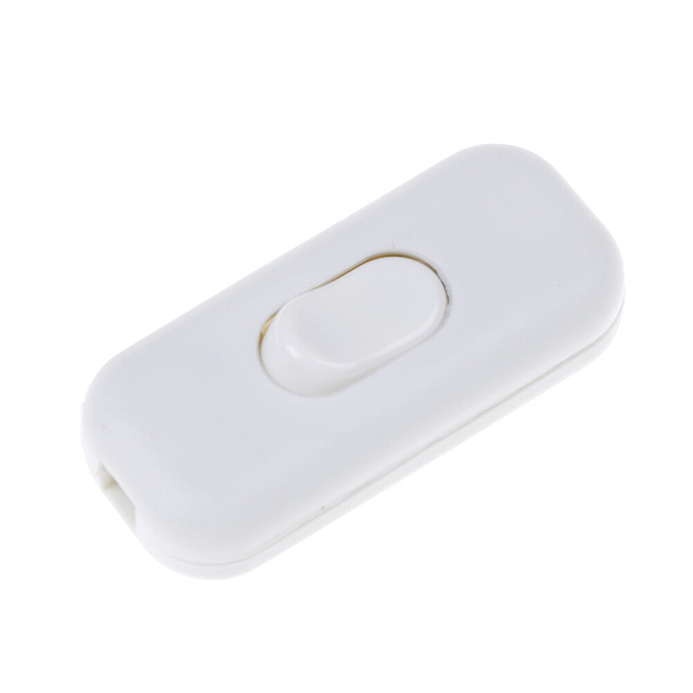ON/OFF Inline Switch for Table Lamp Control – White