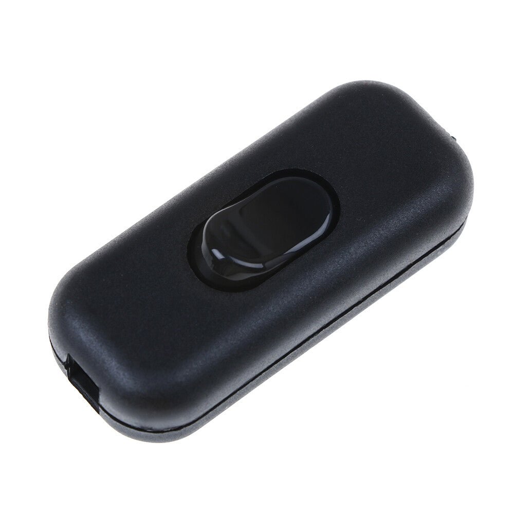 ON/OFF Inline Switch for Table Lamp Control – Black