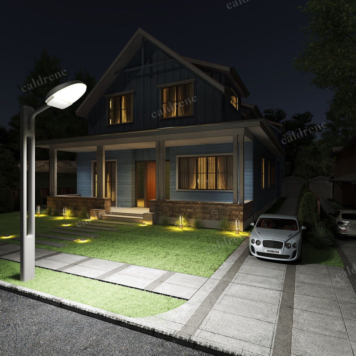 Outdoor LED Yard Street Light Dusk to Dawn Waterproof – view 6