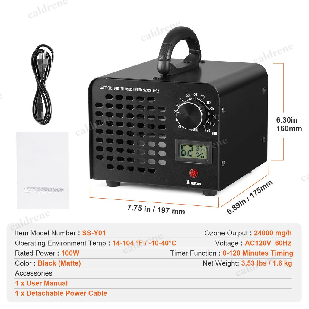 Ozone Odor Remover with Timer – view 4