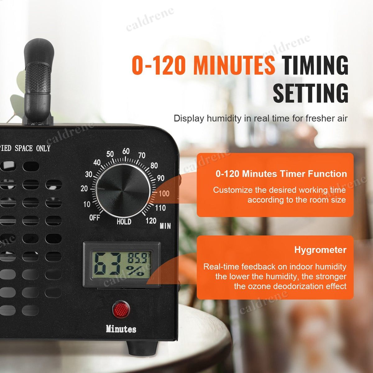 Ozone Odor Remover with Timer – view 8