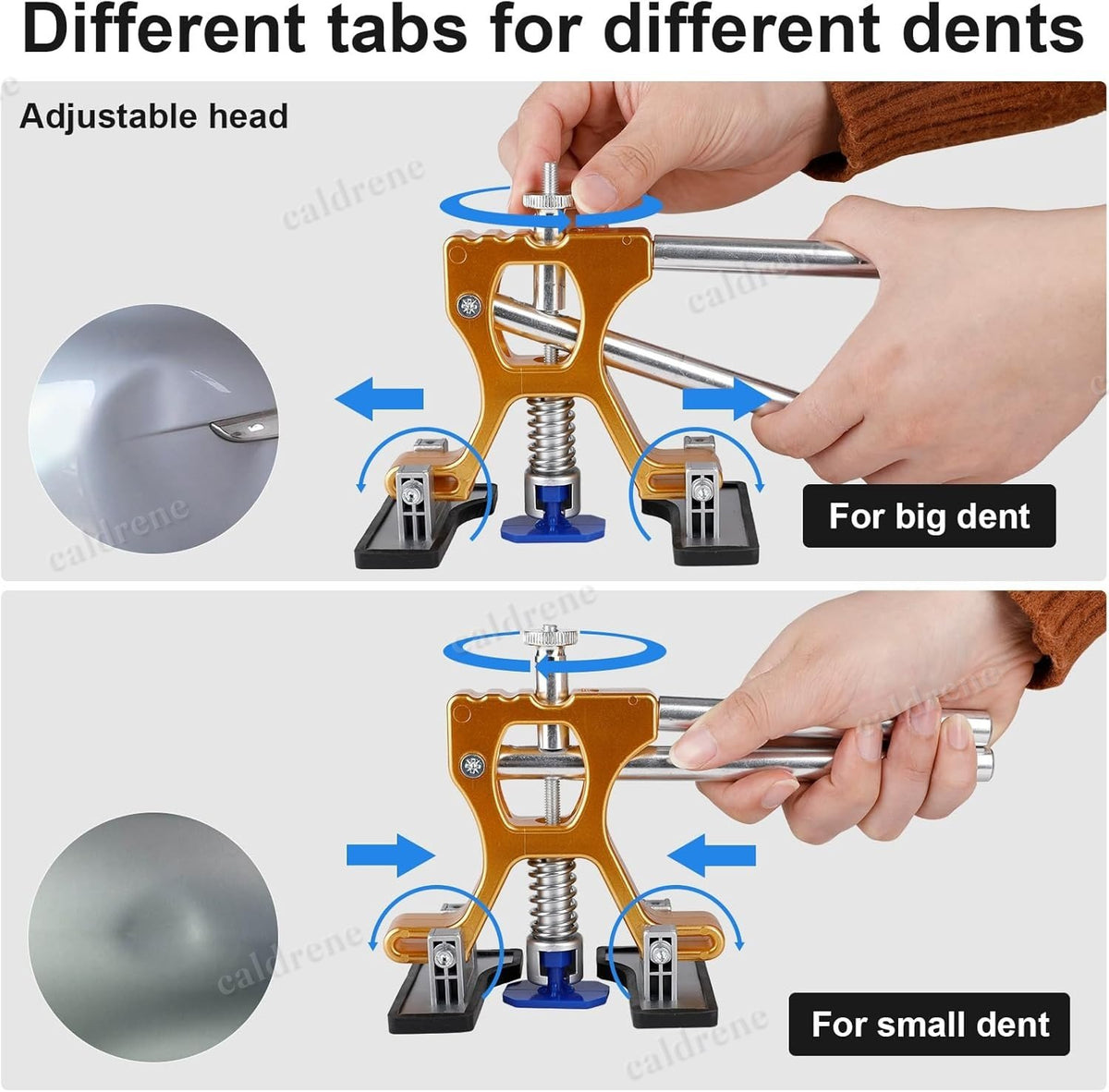 Paintless Dent Repair Kit with Bridge Puller, 77 Piece – view 10