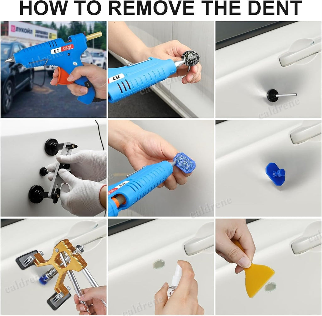 Paintless Dent Repair Kit with Bridge Puller, 77 Piece – view 8