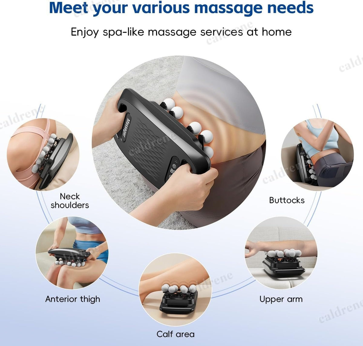 Percussion Massage Gun with 20 Heads – view 4