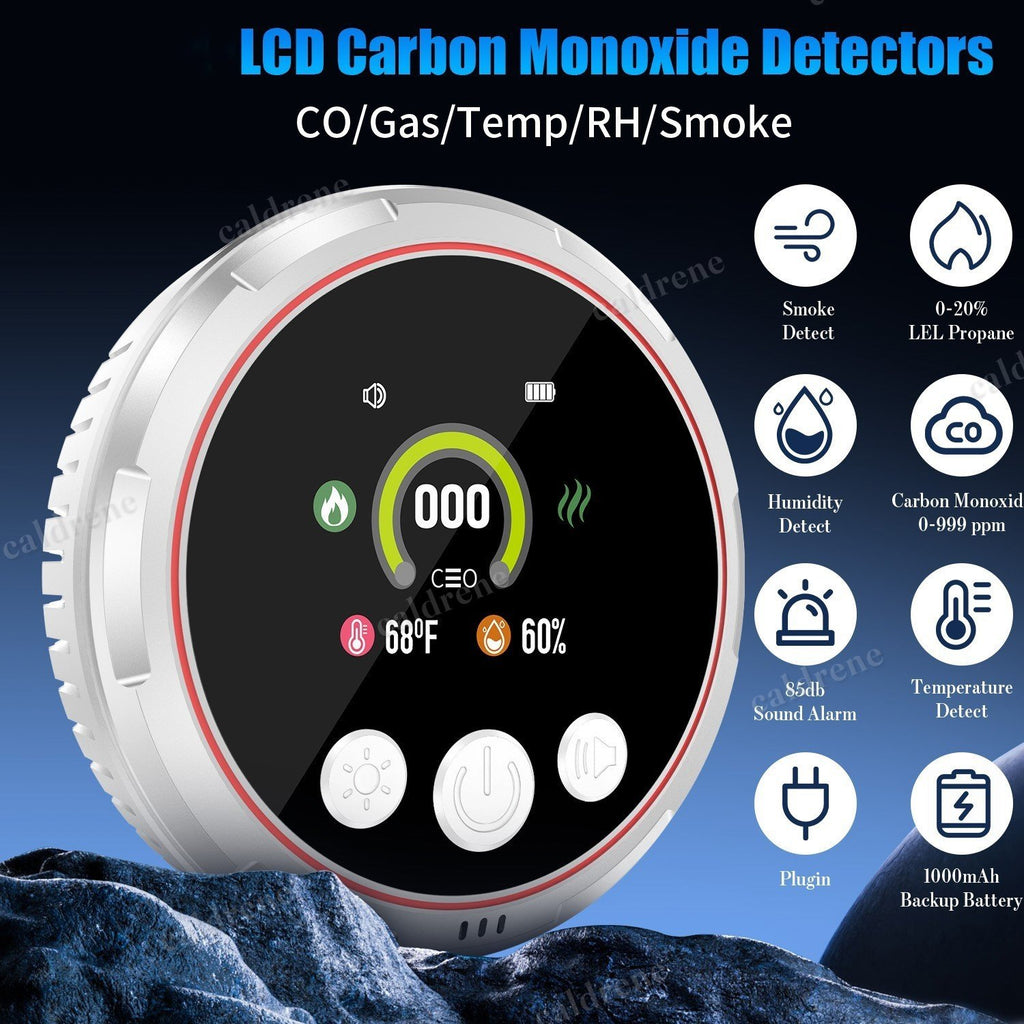 Plug In 5 in 1 Carbon Monoxide, Smoke and Natural Gas Detector – view 2