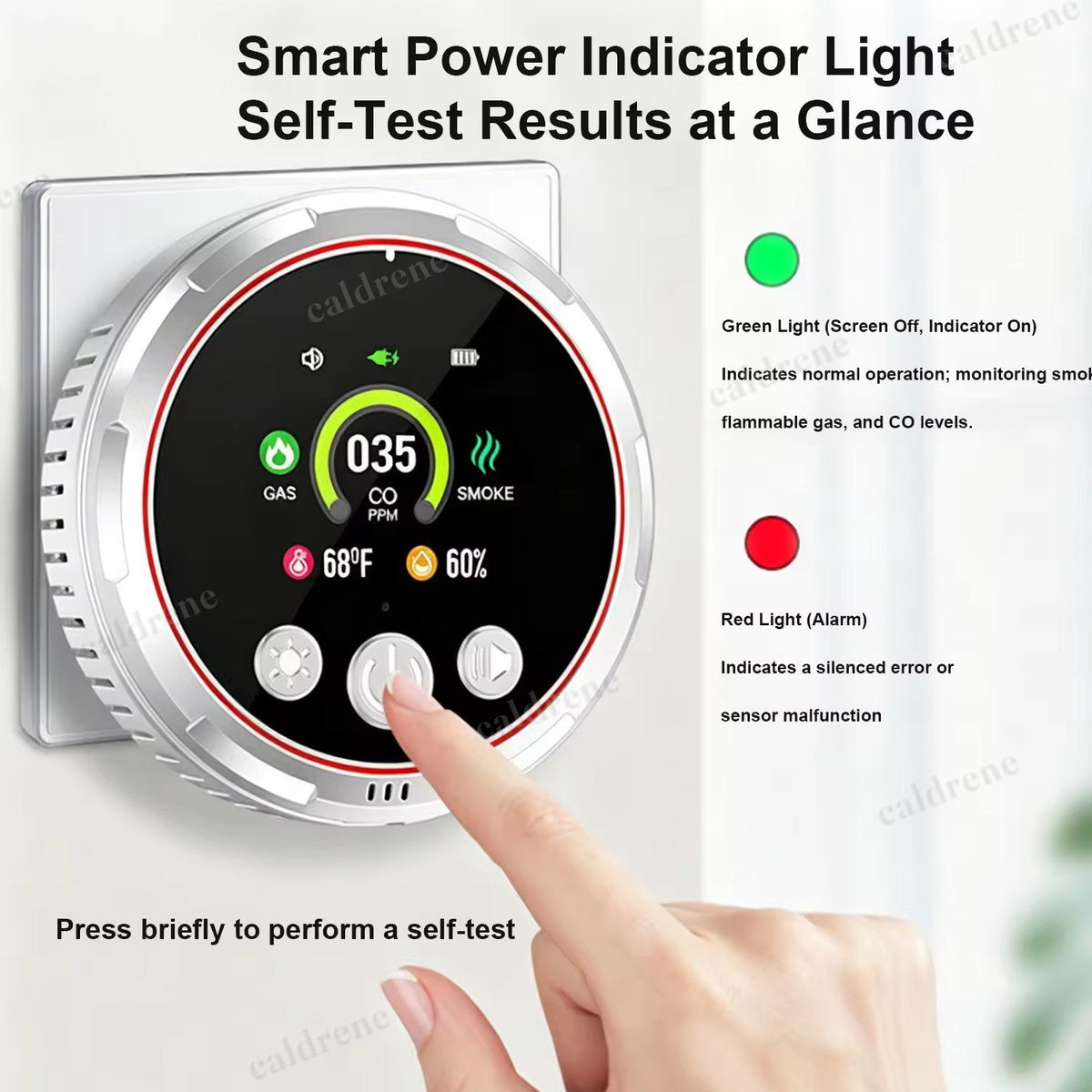 Plug In 5 in 1 Carbon Monoxide, Smoke and Natural Gas Detector – view 3